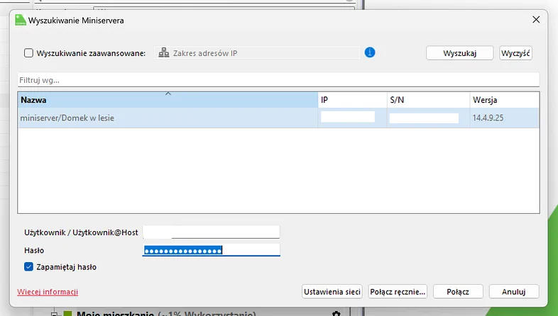 Lista połączeń